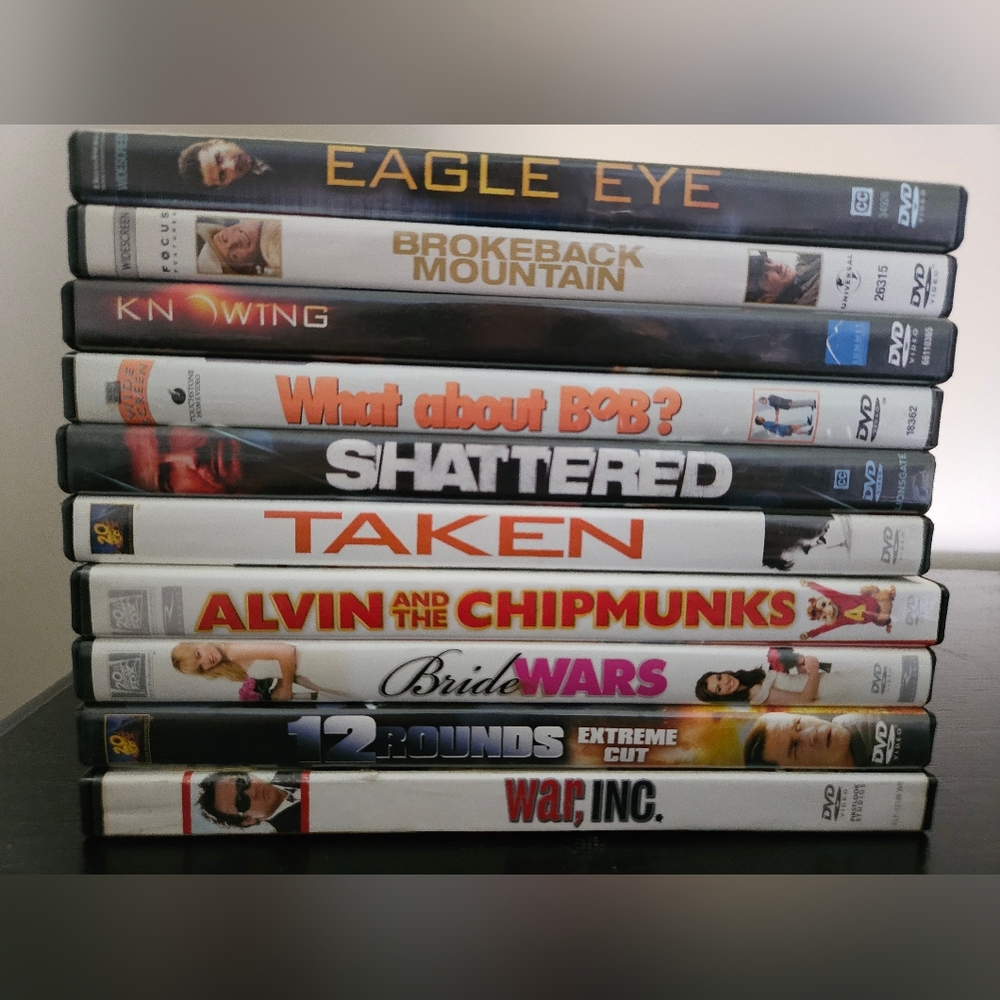 **MOVIE MADNESS SALE!!! 5 DVDs for $10!!! Choose any 5 for $10